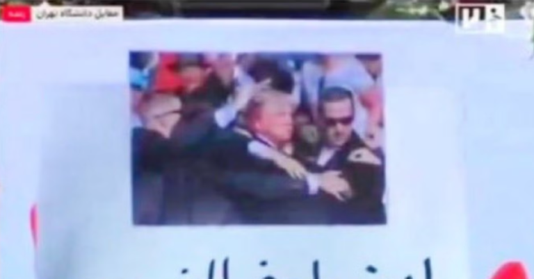 Irán lanza amenaza contra Trump en televisión estatal.